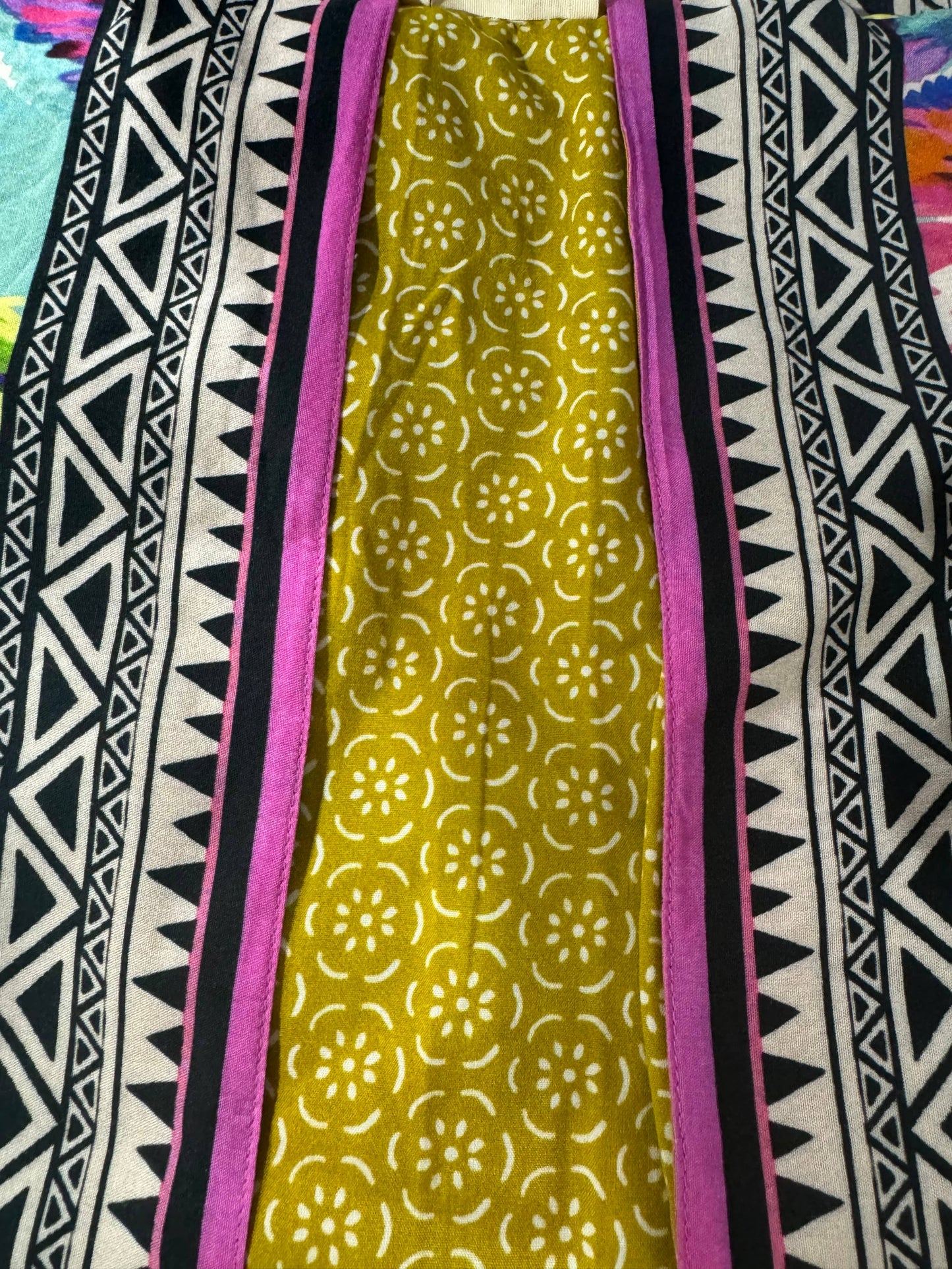 Reversible Floral Print Kimono