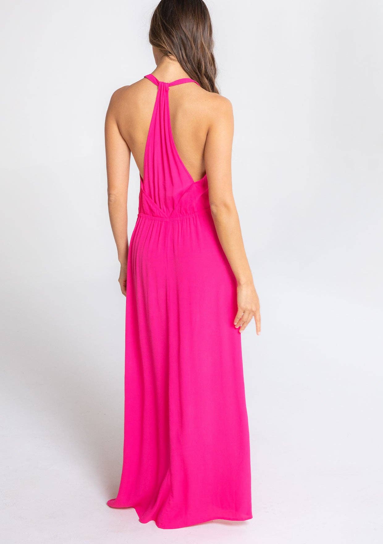 Boho Summer V Neck Sleeveless Maxi Dress
