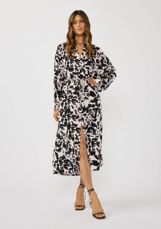 Floral V-Neck Maxi Dress