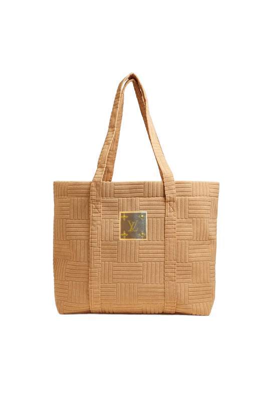 Upcycled Terry Cloth Tote Bag
