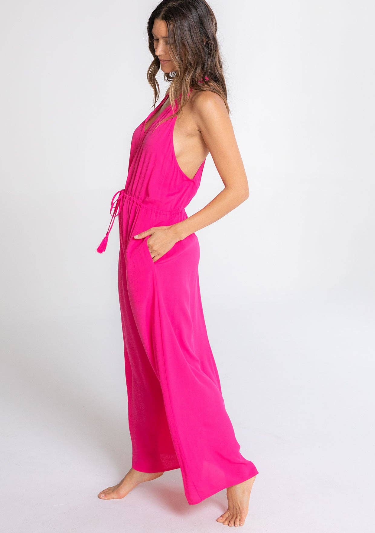 Boho Summer V Neck Sleeveless Maxi Dress