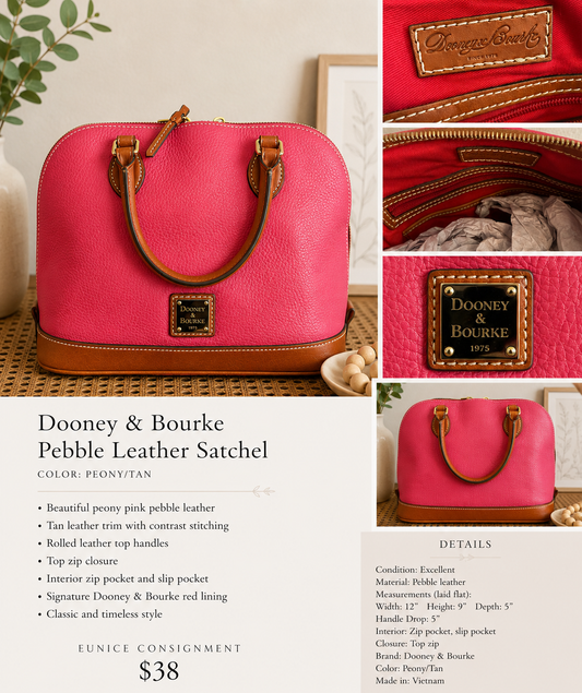 Dooney & Burke leather Sachel